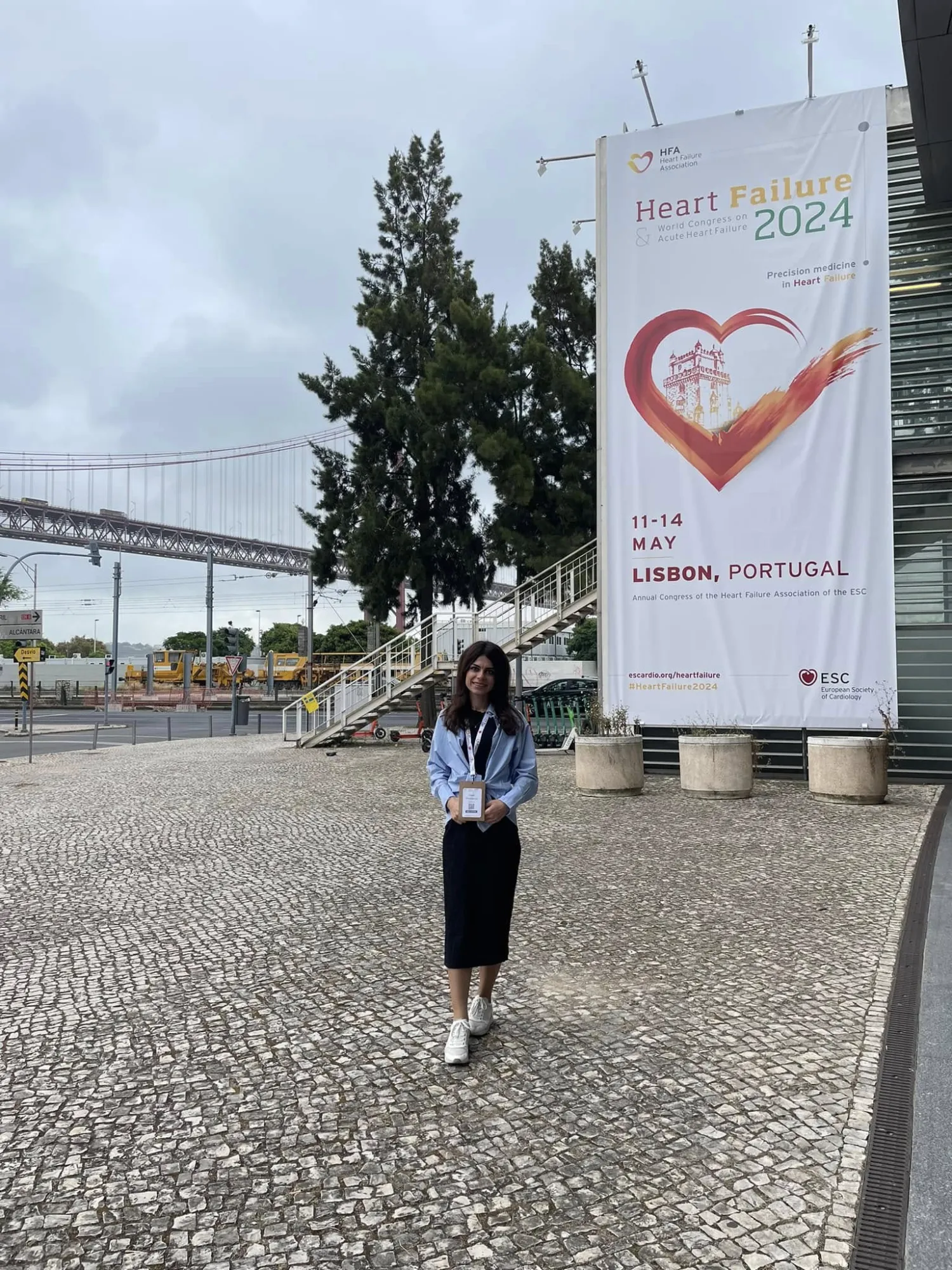 Dr. Şəfa Şahbazova Heart Failure 2024 konqresində, Lissabon