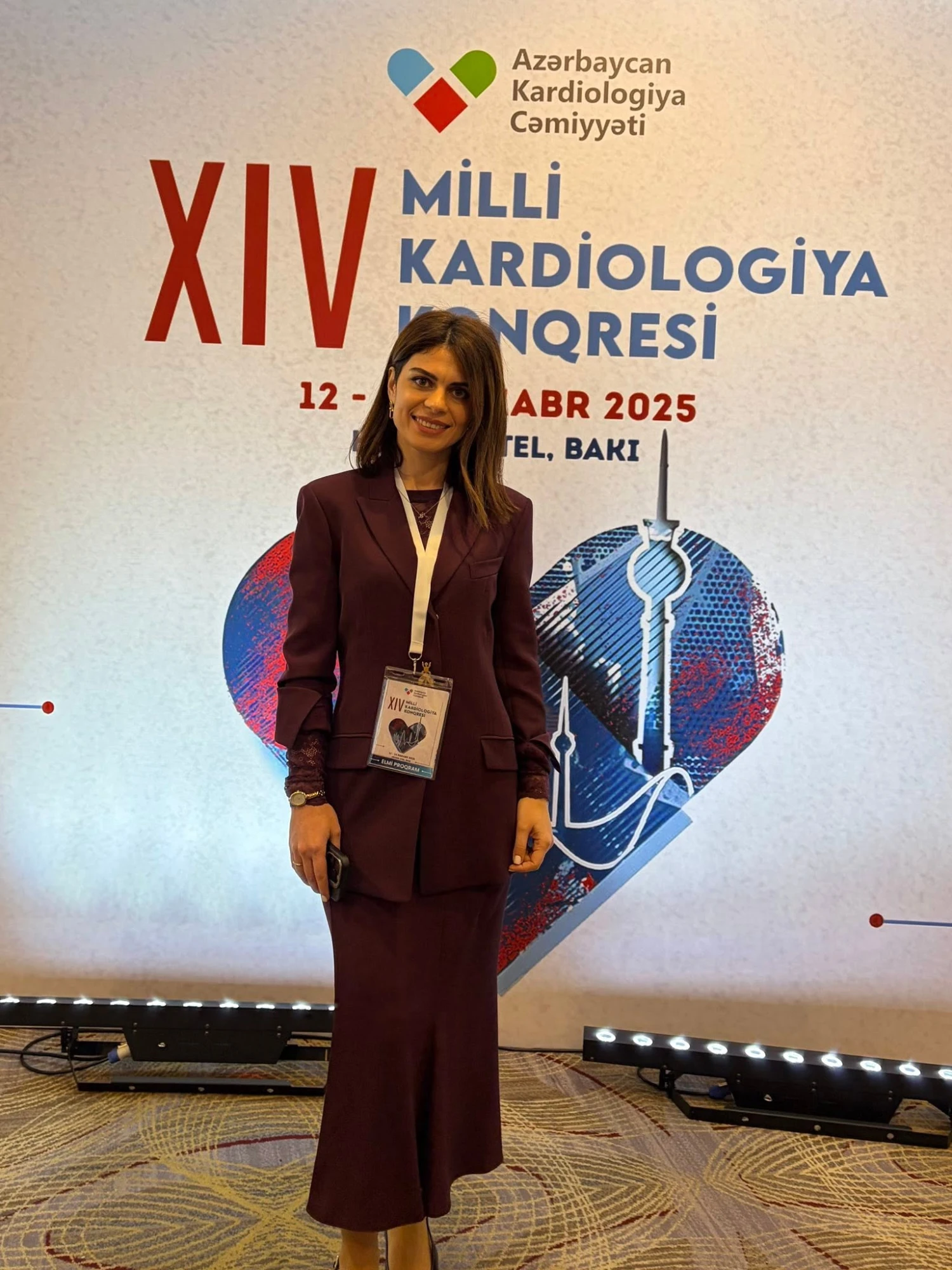 Dr. Şəfa Şahbazova XIV Milli Kardiologiya Konqresində